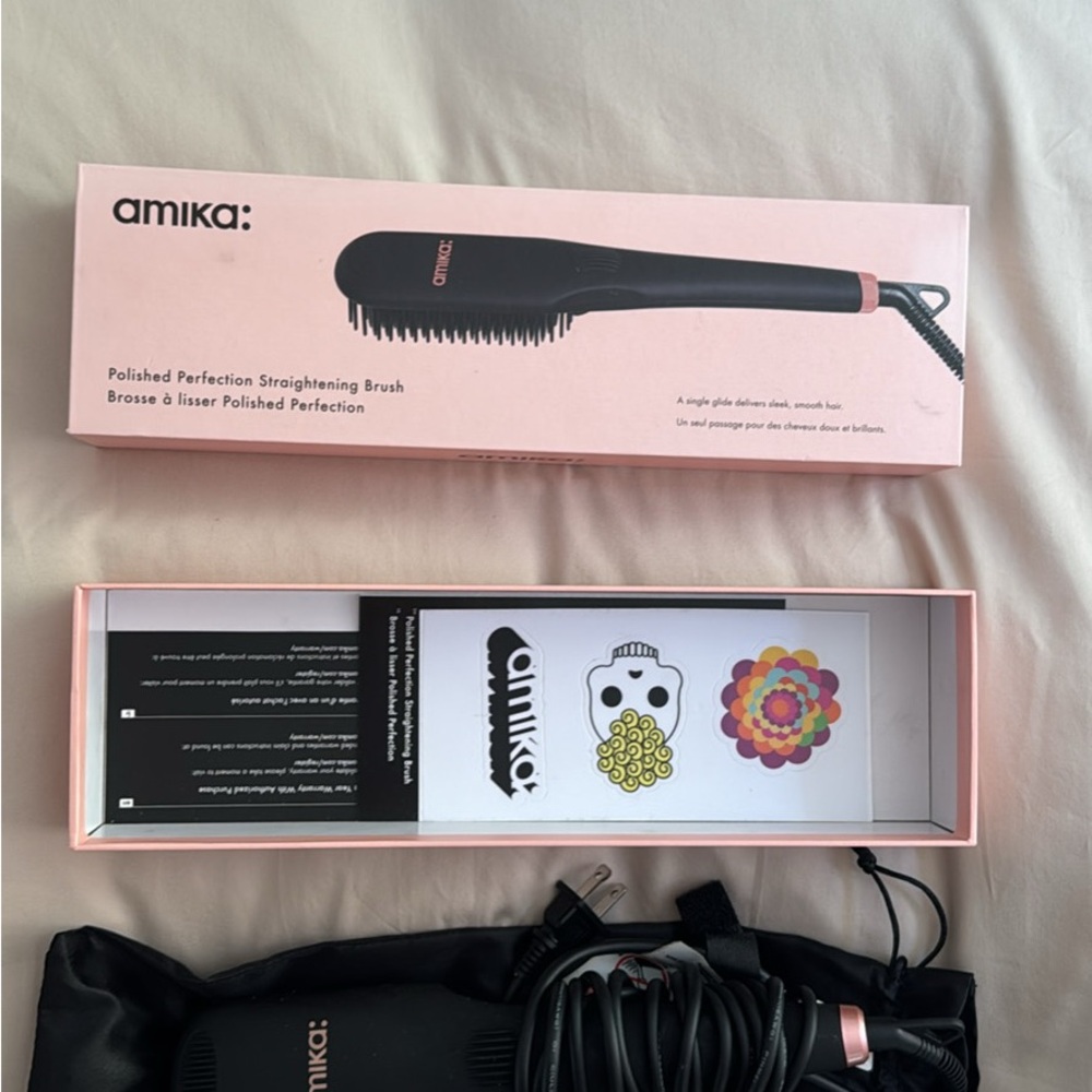 Amika Polished Perfection Hot Thermal Brush - New In Box